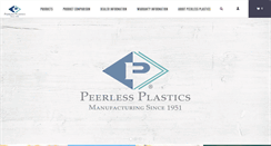 Desktop Screenshot of peerlessplastics.com